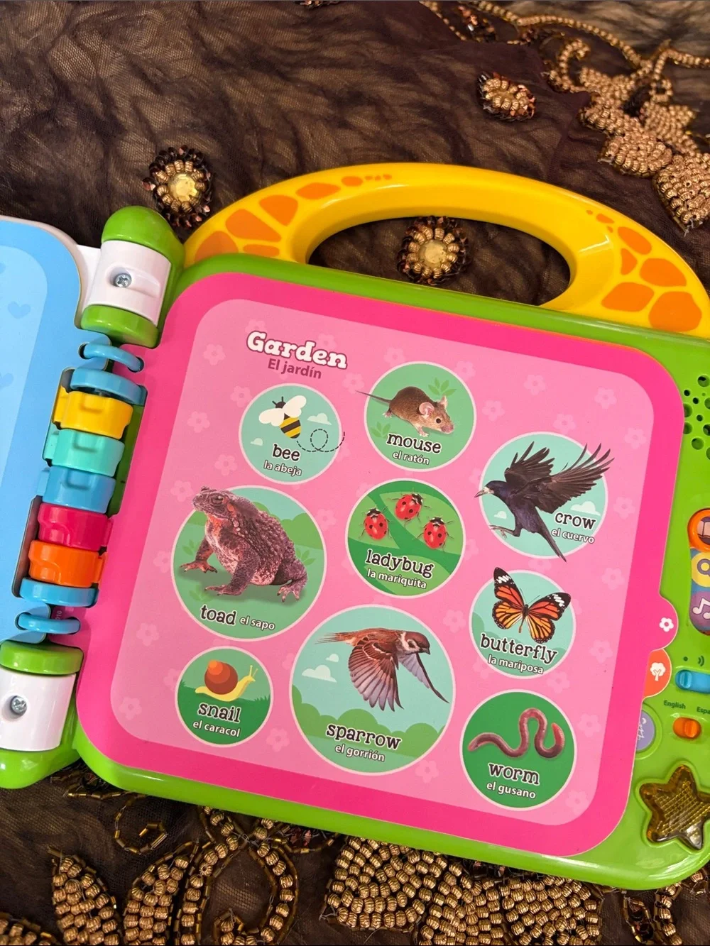 Leap Frog 100 Animals Book - Electronic Toy English/Spanish Learning Educational